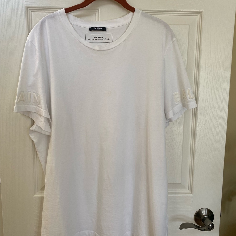 Balmain White Men's T-shirt